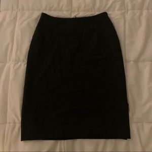 Theory Black Skirt W/ Side Cuts